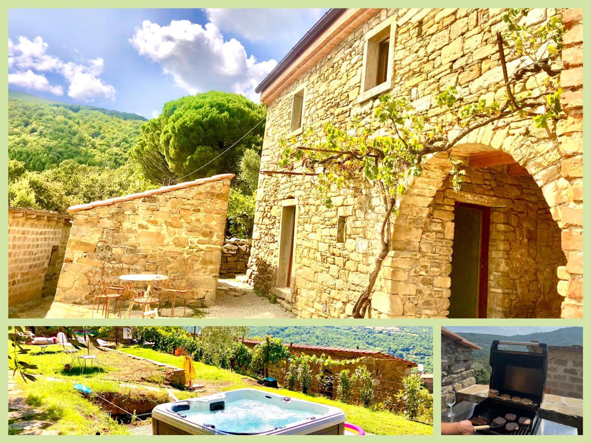 Bio Agriturismo Alba Etrusca Di Cortona - Organic Farmhouse- Appartamento Lavanda-Appartamento Rosmarino - Vasca Idromassaggio Esterna Poggioni Exteriör bild
